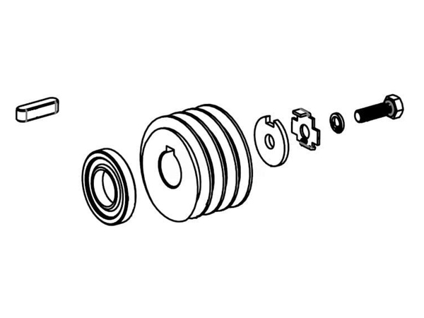 AN-MOTORS ASW.4018 Червяк (комплект) 