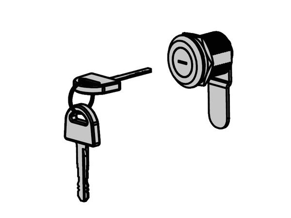 Alutech BV-5.15-AL Замок с ключами 