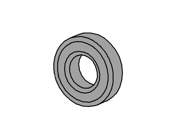 Alutech RTO.30-F Подшипник 6205 выходного вала 