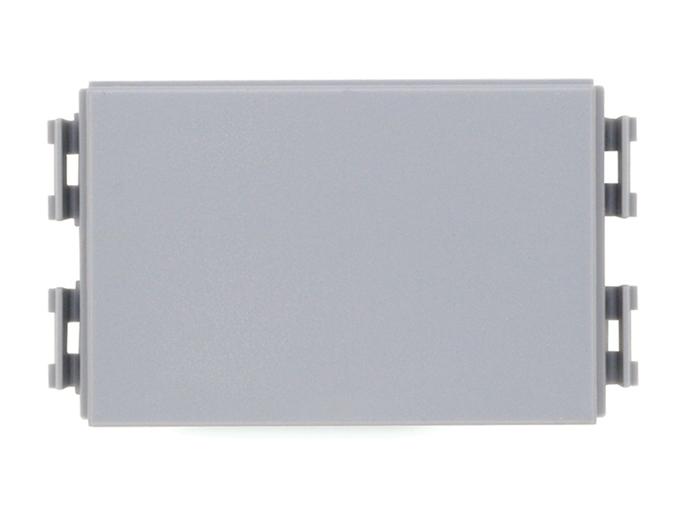 DTH ME - Заглушка сдвоенная, цвет металл (61800090) 