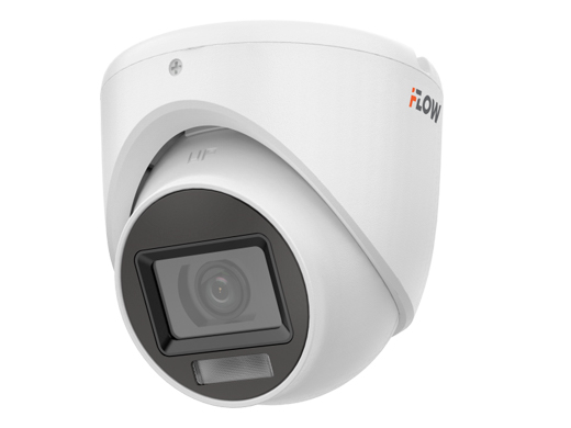 F‑AC‑2322M(2.8mm) Уличная купольная HD‑TVI камера 2Мп с гибридной подсветкой ИК/LED (до 30/20 м) и встроенным микрофоном (AoC) 