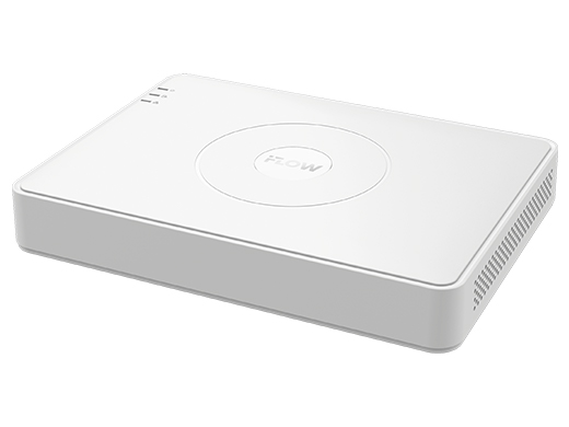 F‑NR‑108PE 8‑канальный IP‑регистратор с 8 PoE‑интерфейсами, записью до 6 Мп, серия Eco, корпус из пластика 