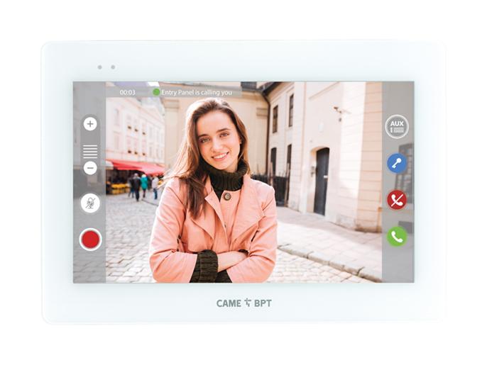 XTS 7IP WH WIFI - Абонентское IP-устройство hands-free с сенсорным 7’’ дисплеем, Wi-Fi модулем, локальным или POE питанием, мобильное приложение до 19 пользователей, редактор интерфейса, цвет белый лёд (840CH-0060) 