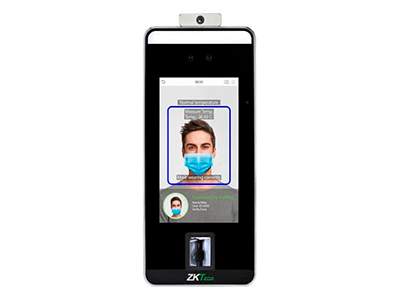 ZKTeco SpeedFace-V5L[TD] терминал распознавания лиц и отпечатков пальцев с измерением температуры тела 