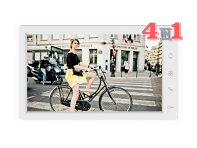 Монитор цветного видеодомофона с сенсорными кнопками с подсветкой 7 дюймов Amelie HD SE M 