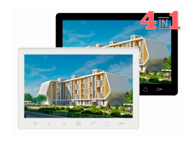 Монитор цветного видеодомофона с сенсорными кнопками с подсветкой 7 дюймов Prime HD SE 