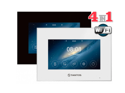 Монитор цветного видеодомофона 7 дюймов с сенсорными кнопками Marilyn HD s Wi-Fi 