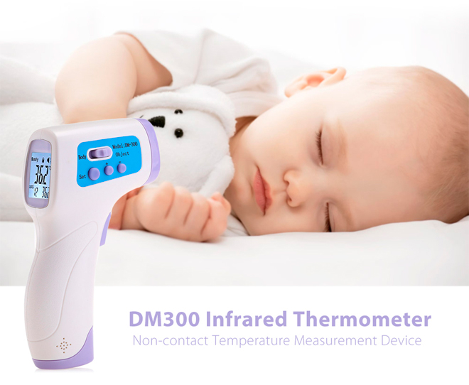инфракрасный бесконтактный термометр для детей DM300