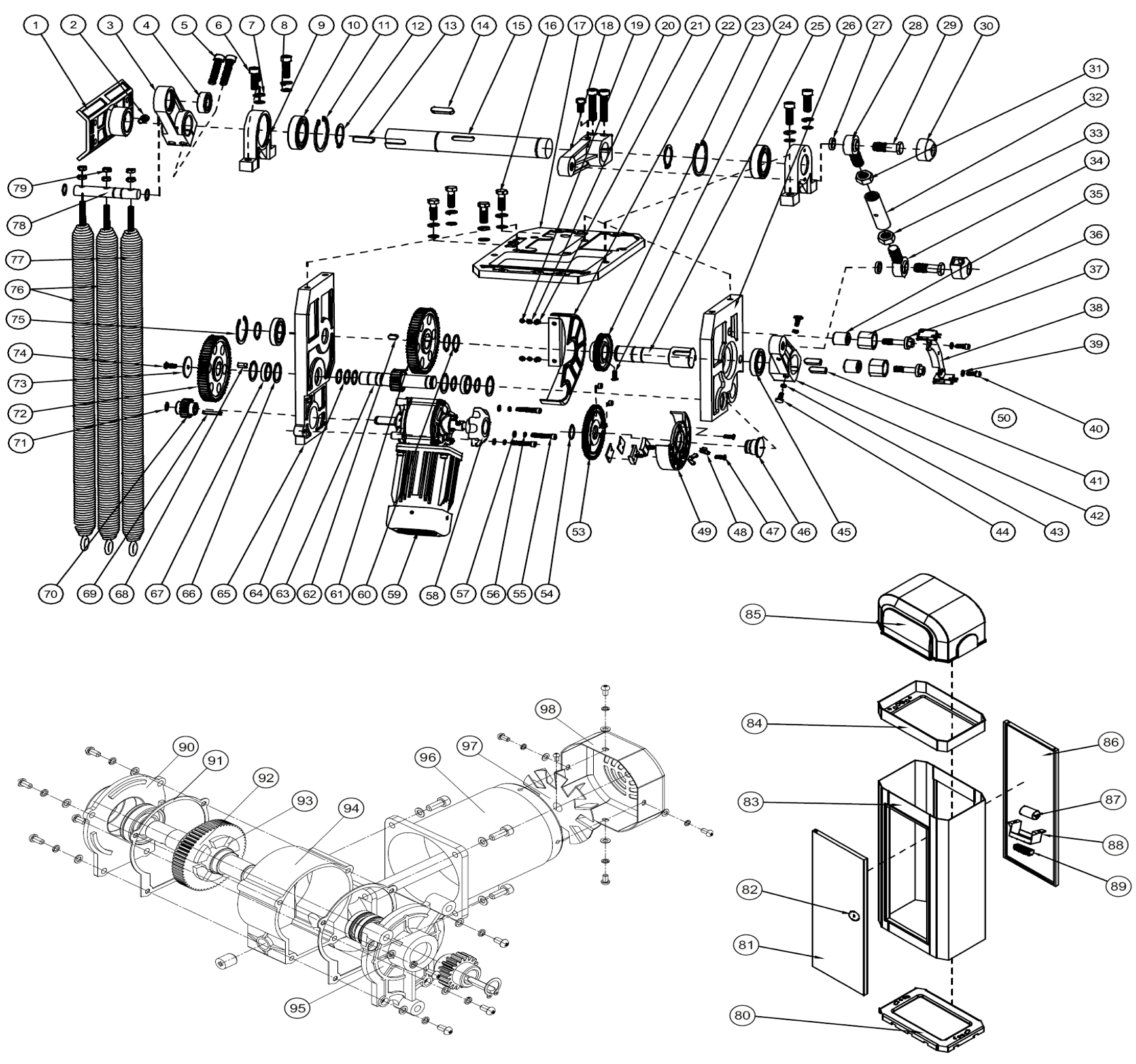 AN-MOTORS ASB6000 - запчасти