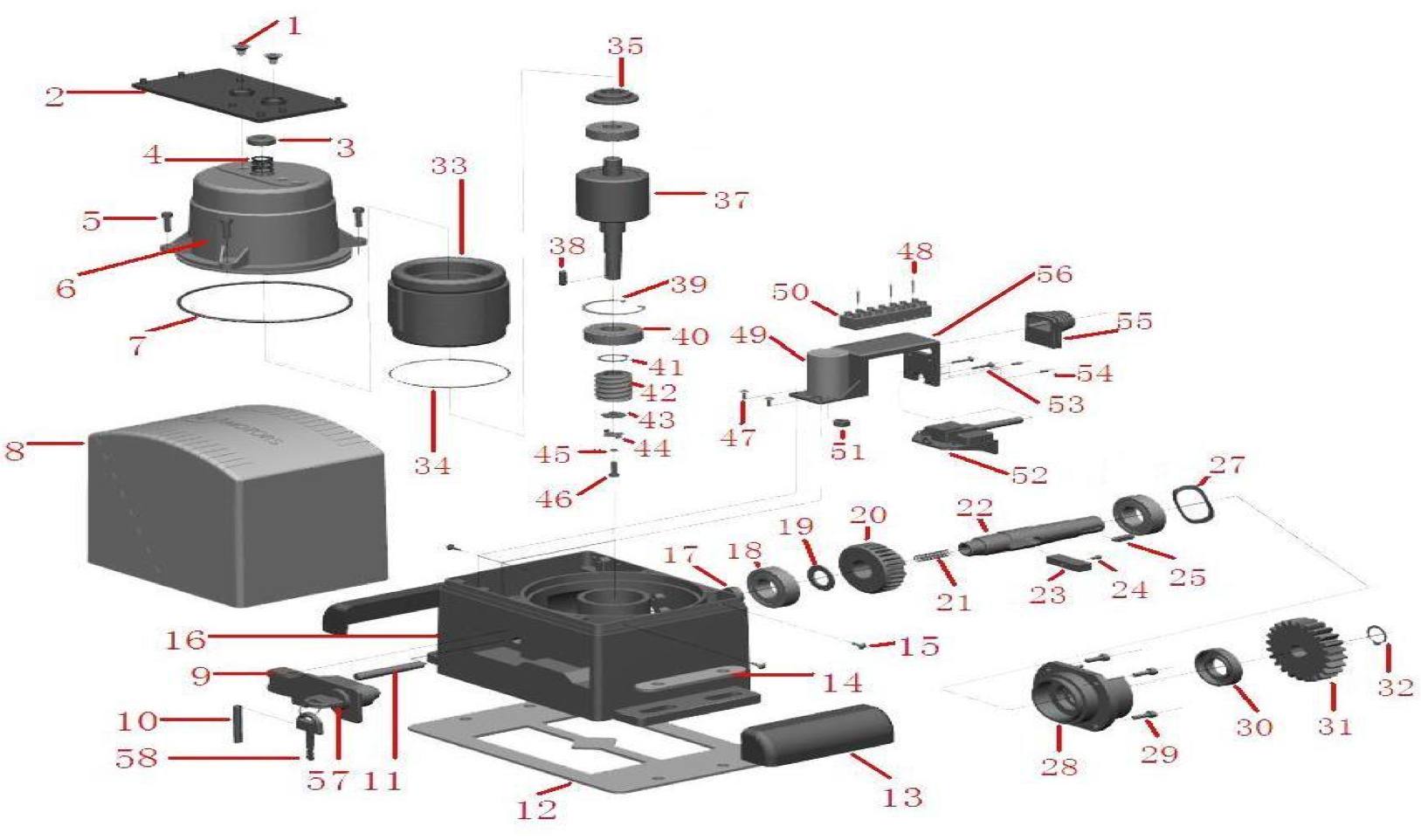 AN-MOTORS ASL500, ASL1000, ASL2000 - запчасти