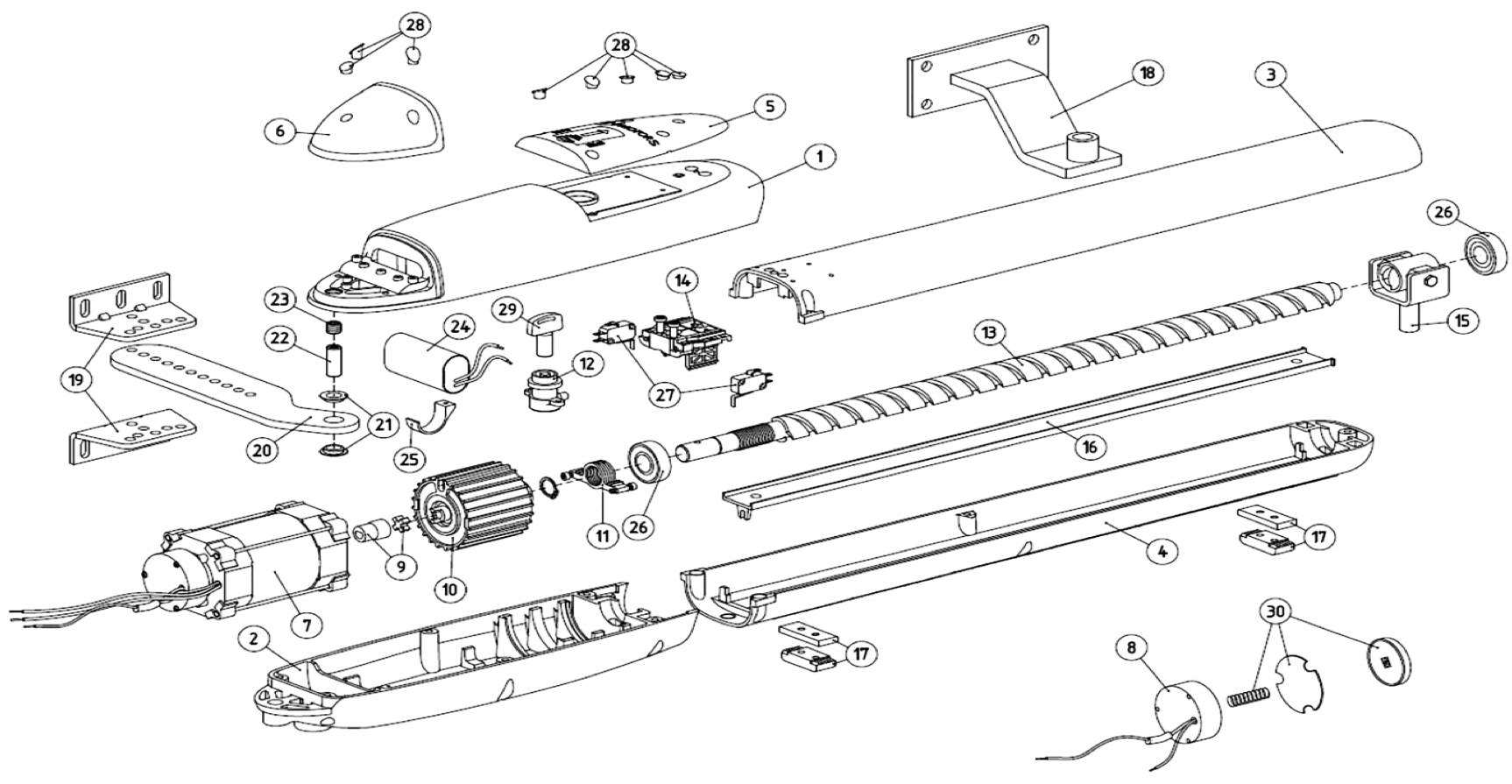 AN-MOTORS ASW5000 (ASW3000) - запчасти