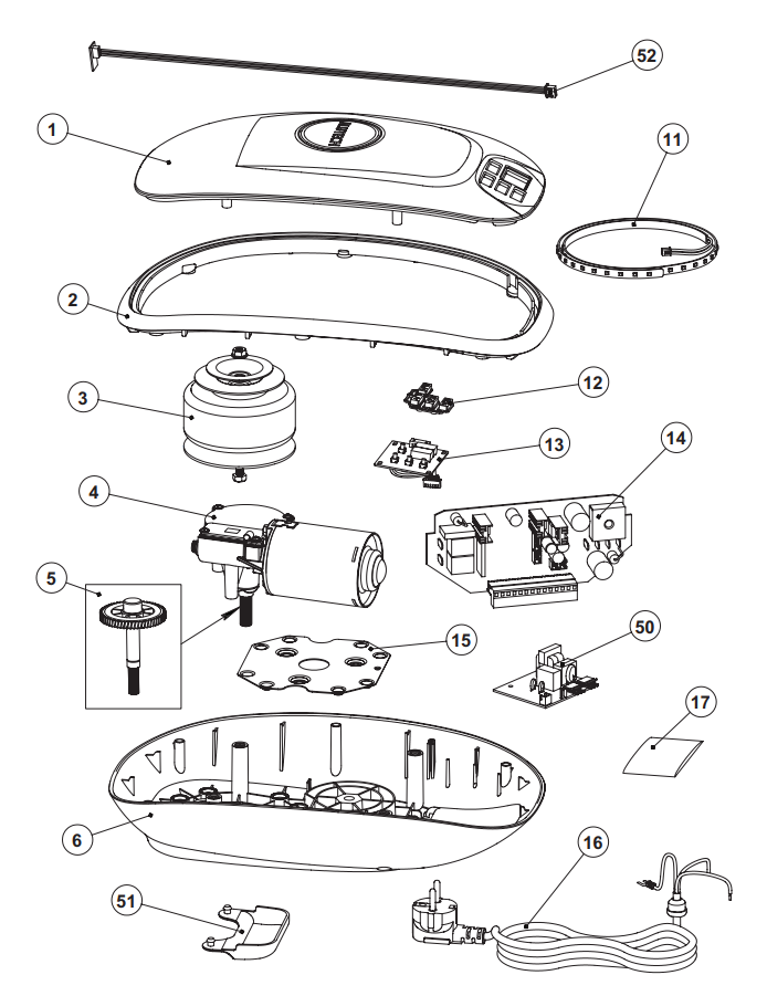 Запчасти для Alutech LG-500