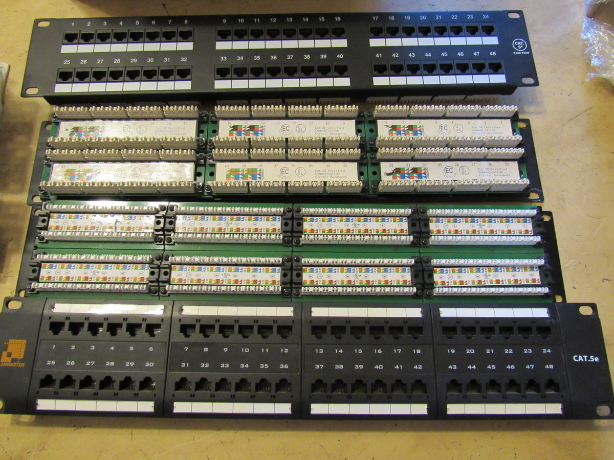 Patch panel (патч панель) 19 на 48 портов для кабеля UTP cat 5e